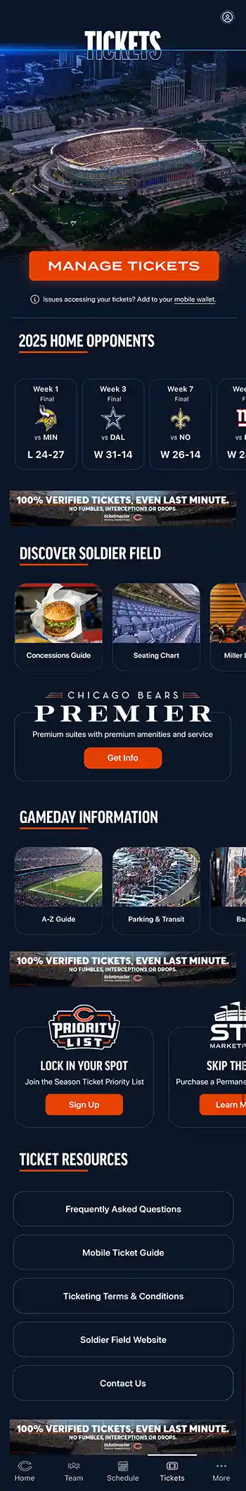 portfolio - tickets app